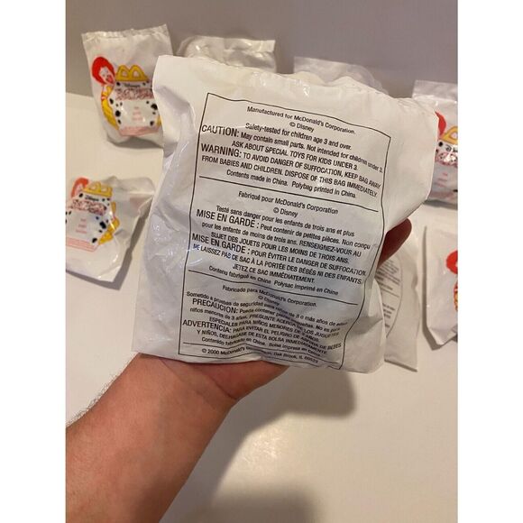 McDonald’s 2000 Disney 102 Dalmatians 8 Piece Happy Meal Toys Mystery Unopened - Picture 5 of 6